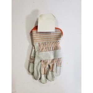 Black Canyon Palm Gloves Mens One Size Leather Premium Grade Split Cowhide NWT‎